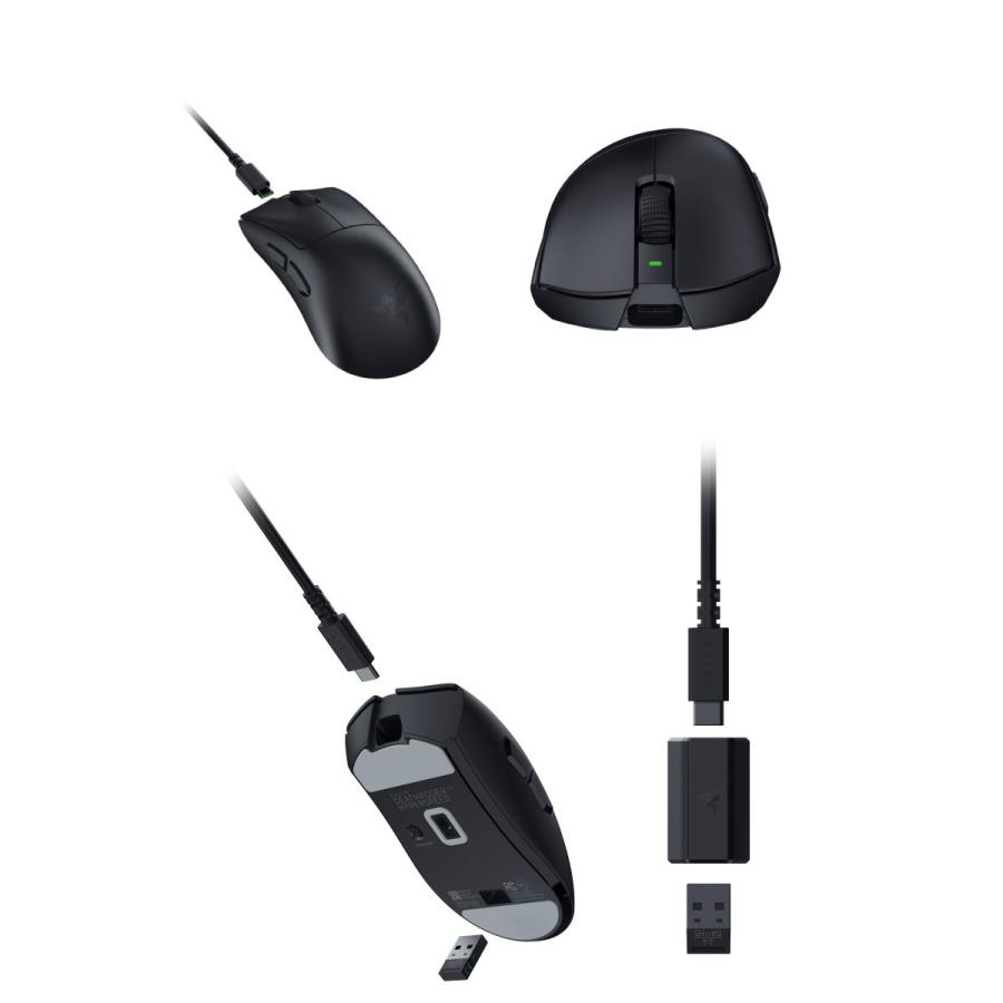 DeathAdder Razer V3 HyperSpeed 有線 / 2.4GHz ワイヤレス 両 DeathAdder Razer V3 HyperSpeed 有線 / 2.4GHz ワイヤレス 両