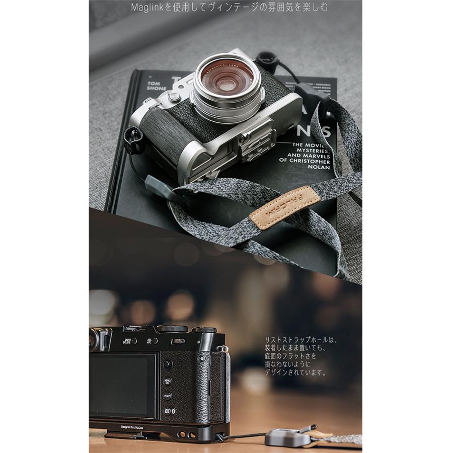 FALCAM ファルカム F22 & F38 L型グリップ FUJIFILM X100 VI用 シルク