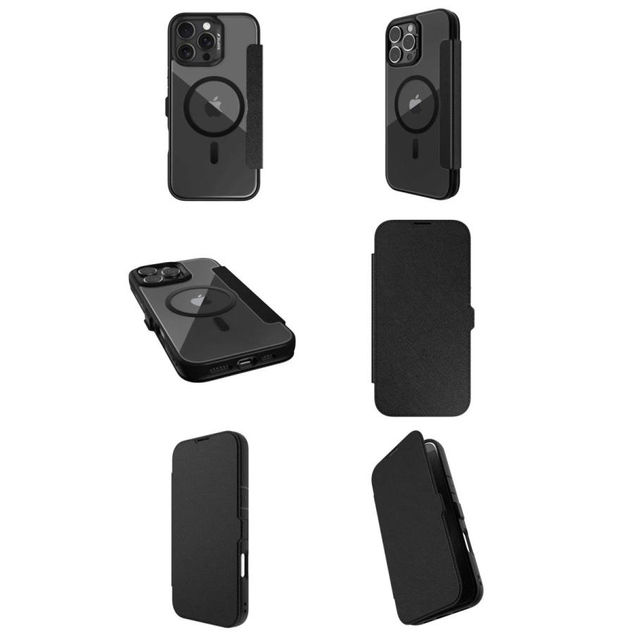 RAPTIC ラプティック iPhone 16 Pro Urban Folio MagSafe対応 手帳型ケース Black RT_IPRCSPLUM_BK | RAPTIC | 03