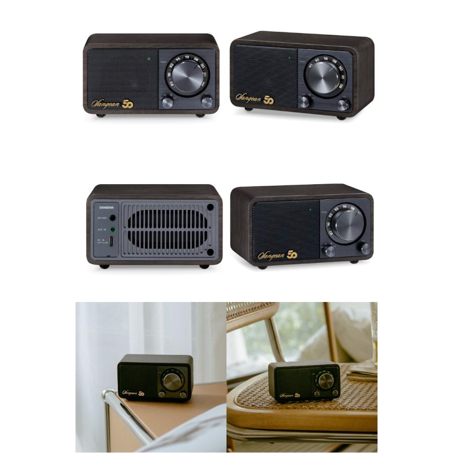SANGEAN WR-301 ウッド調ラジオ Sangean WR-301 FMラジオ・Bluetoothスピーカー | kopek｜