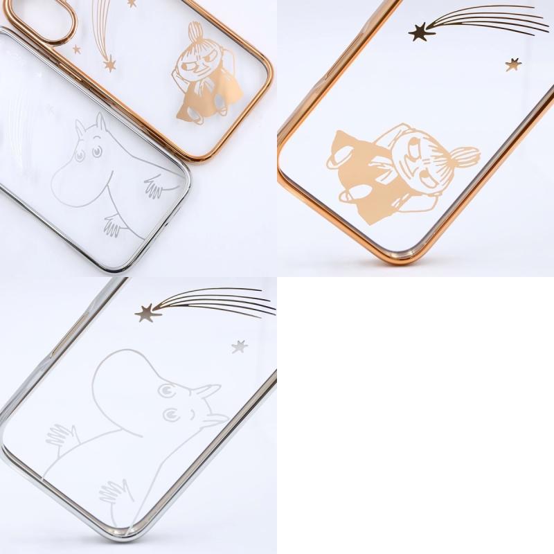 ingrem イングレム iPhone 16 ムーミン 衝撃吸収 バンパー メタリック ハイブリッドケース リトルミイ星空_メタリック | ingrem | 02