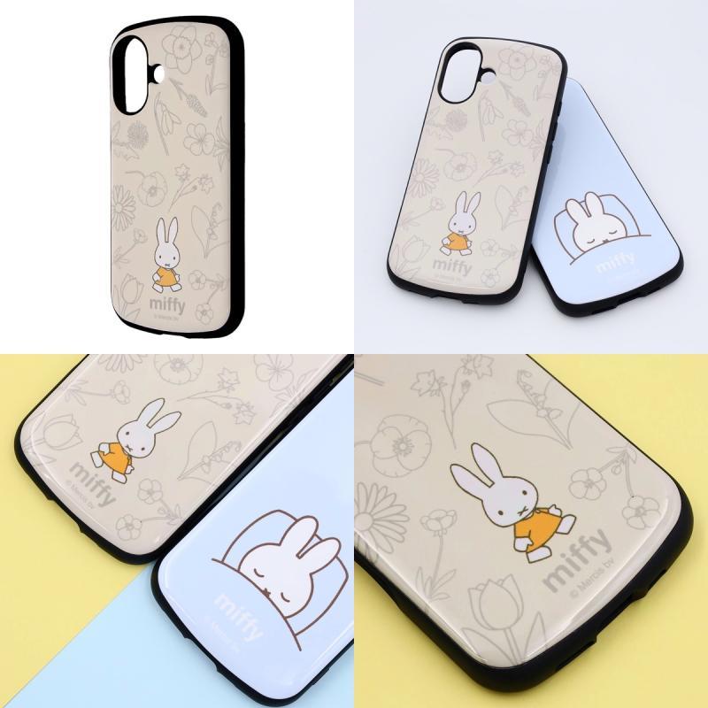ingrem イングレム iPhone 16 超 保護ケース MiA 衝撃吸収 バンパー ハイブリッドケース ミッフィー フラワー IN-BP46AC4/MF49 | MiA（ingrem） | 01