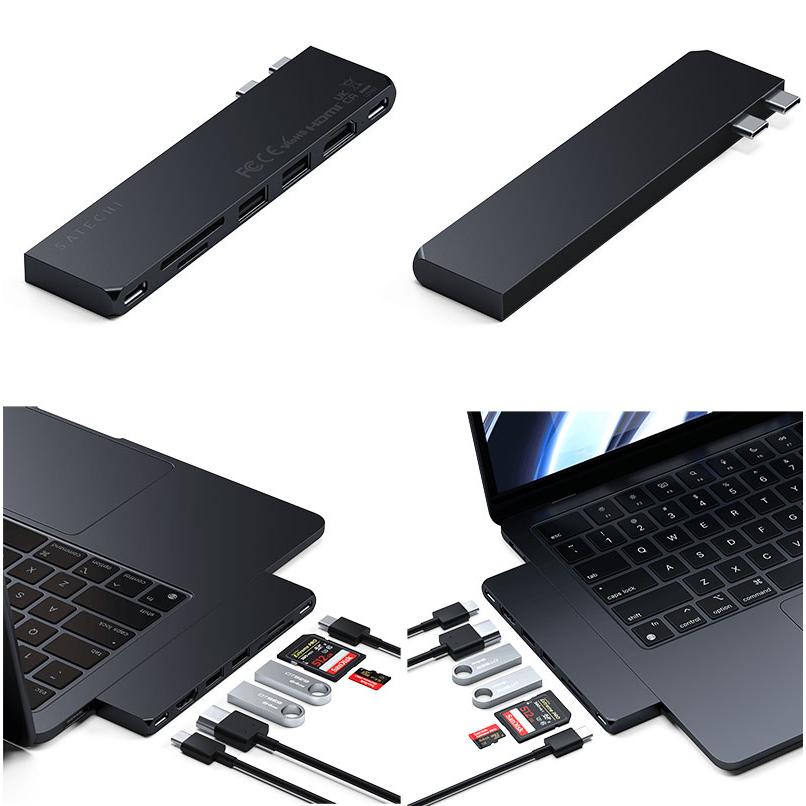 SATECHI Satechi Pro Hub Slim USB-C PRO MacBook Pro & Air PD対応