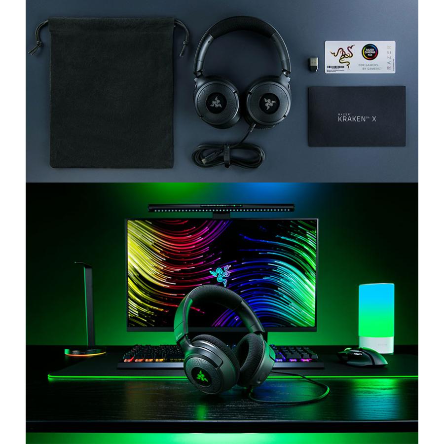 KRAKEN Razer レーザー Kraken V4 X Chroma RGB 対応 有線 ゲーミング