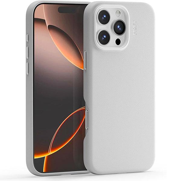 【ほぼ新品】MOFT iPhone 16ケース＋ウォレットスタンドミスティグレー MOFT MOFT iPhone 16 Pro Max MOVASレザーケース MagSafe対応