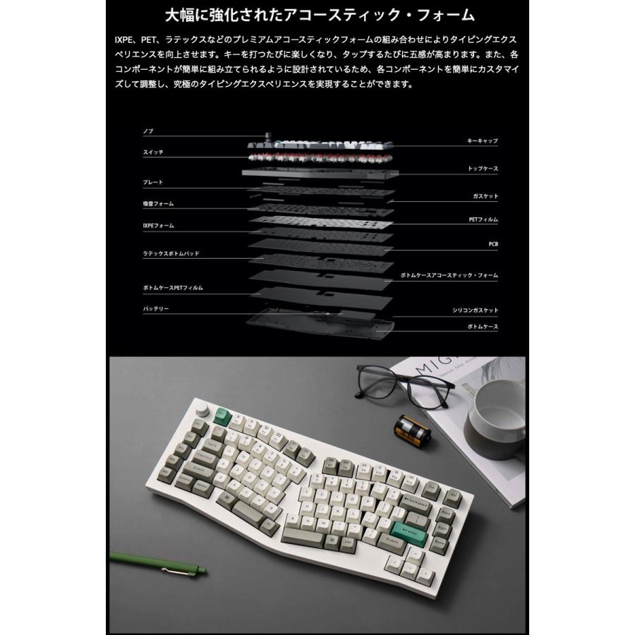 Keychron Q10 Max Aliceレイアウト カーボンブラック 日本語配列 Keychron Q10 Max Aliceレイアウト カーボンブラック 日本語配列