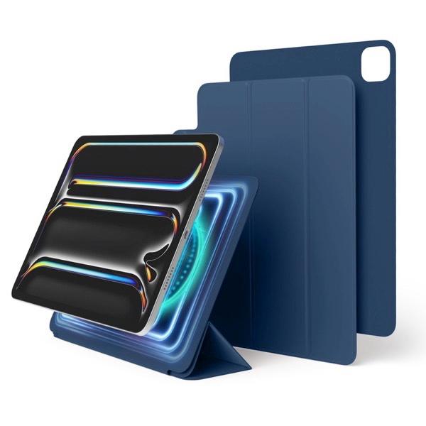 elago エラゴ 11インチ iPad Pro M5 2025 / M4 2024 MAGNET FOLIO 手帳型ケース Blue EL_PPECSPLMF_BL
