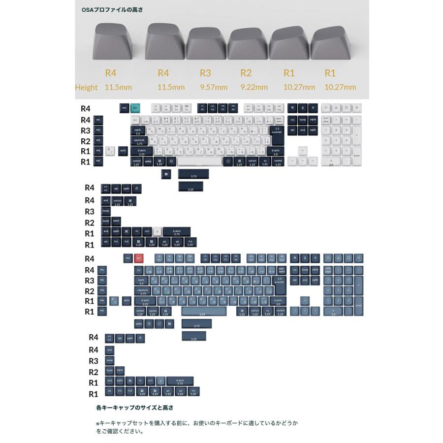 Keychron（キークロン） Keychron JISレイアウト用 Double Shot PBT