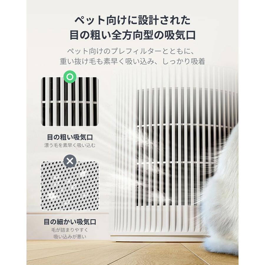 SwitchBot（スイッチボット） ペット専用設計 空気清浄機 W5302300