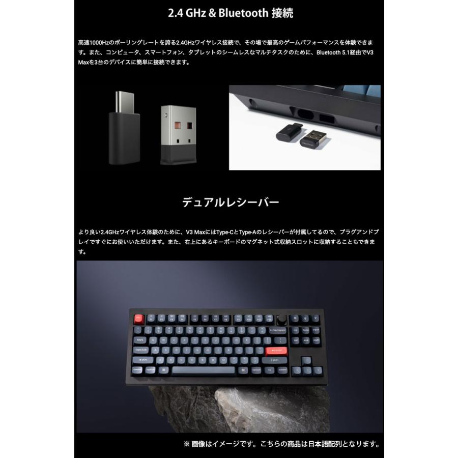 Keychron V3 MAX QMK/VIA Mac日本語配列 ホットスワップ Gateron Keychron V3 MAX QMK/VIA Mac日本語配列 ホットスワップ Gateron
