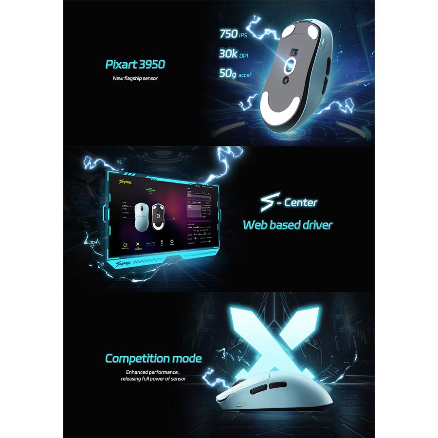 SCYROX V6 2.4GHz ワイヤレス 両対応 8K対応 40g Pixart 3950 SCYROX V6 2.4GHz ワイヤレス 両対応 8K対応 40g Pixart 3950