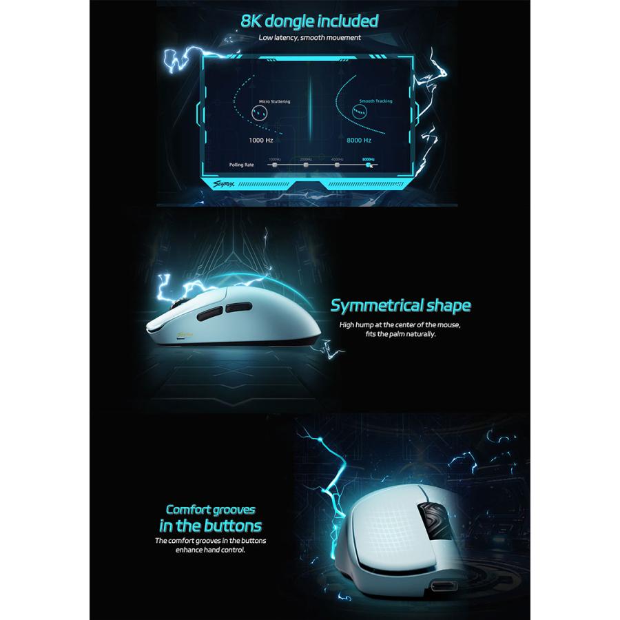 SCYROX V6 2.4GHz ワイヤレス 両対応 8K対応 40g Pixart 3950 SCYROX V6 2.4GHz ワイヤレス 両対応 8K対応 40g Pixart 3950