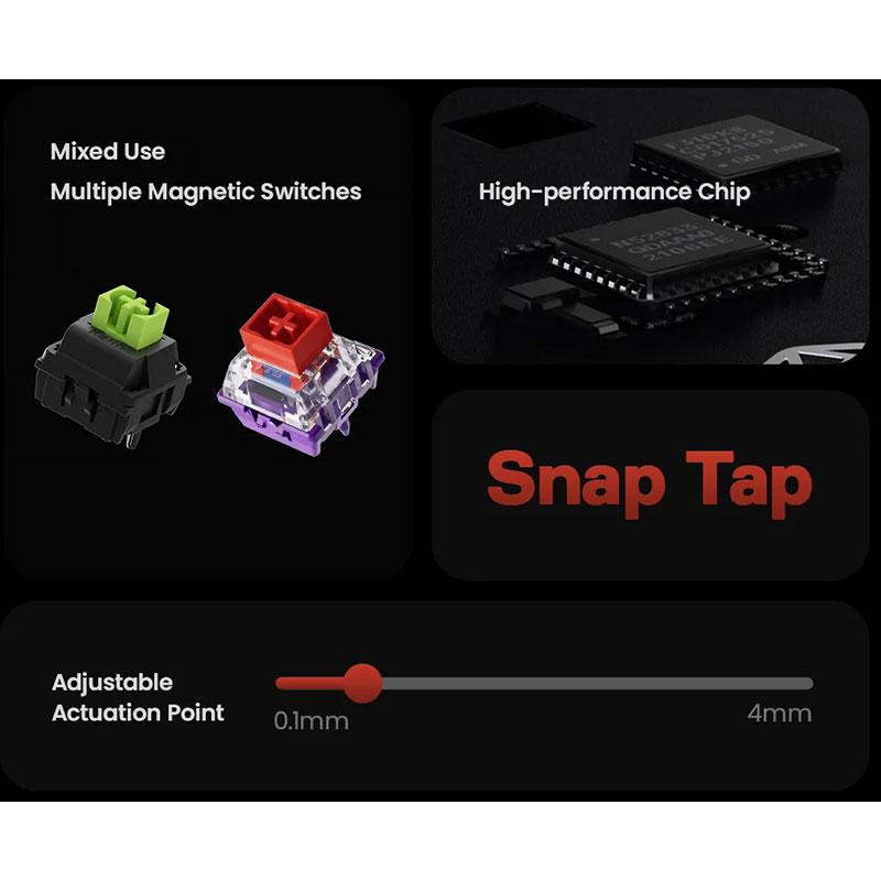 ma6ng MelGeek MelGeek MADE68 Ultra 英語配列 有線 8000Hz ラピッドトリガー