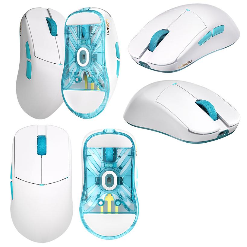 LAMZU Atlantis OG V2 Pro ワイヤレスゲーミングマウス Polar White
