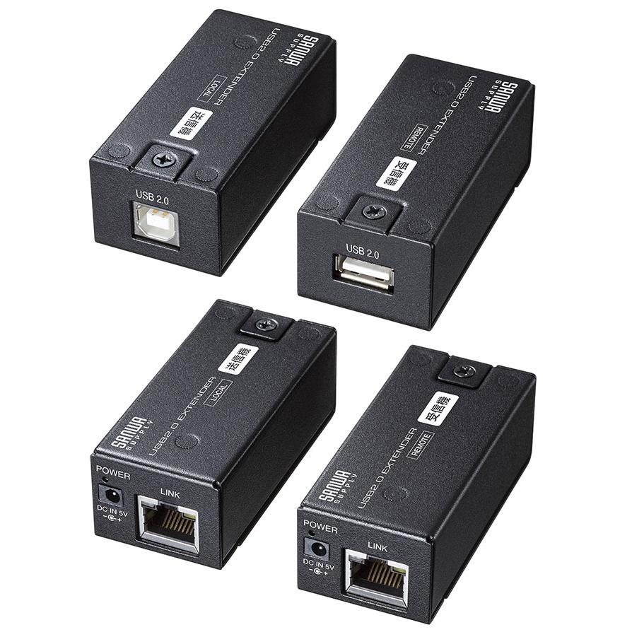 SANWA サンワサプライ USB2.0 エクステンダー 150m延長、1ポート USB-EXSET5 | SANWA SUPPLY | 01