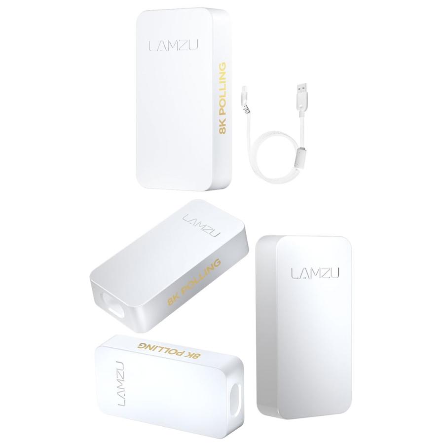 LAMZU 8Kレシーバー ケーブル付属 ホワイト ラムズ | LAMZU | 01