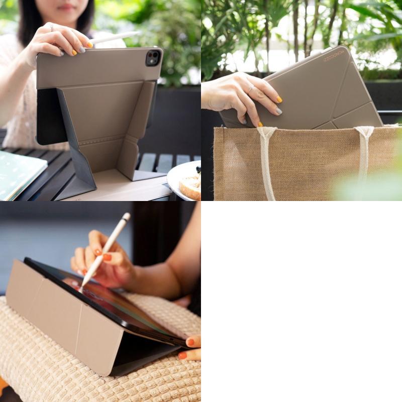 MONOCOZZI モノコジー 11インチ iPad Pro M5 2025 / M4 2024 LUCID REFINED RAISE 手帳型ケース Elephant Grey MC_PPECSAILR_EG | ブランド登録なし | 02