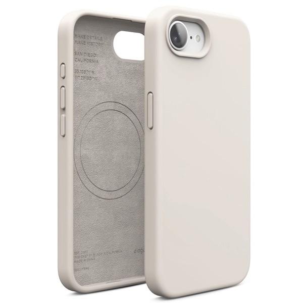 elago エラゴ iPhone 17e / 16e MAGNETIC SILICONE CASE マグネット搭載 シリコンケース Stone EL_IS4CSSLS5_ST