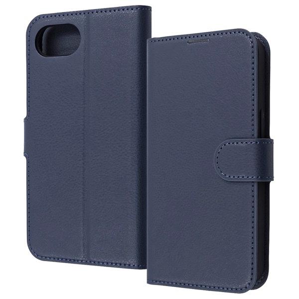 Ray Out レイアウト iPhone 17e / 16e Like standard 耐衝撃 マグネットベルト シンプル 手帳型レザーケース ダークネイビー RT-P50ELC1/DN | ray-out