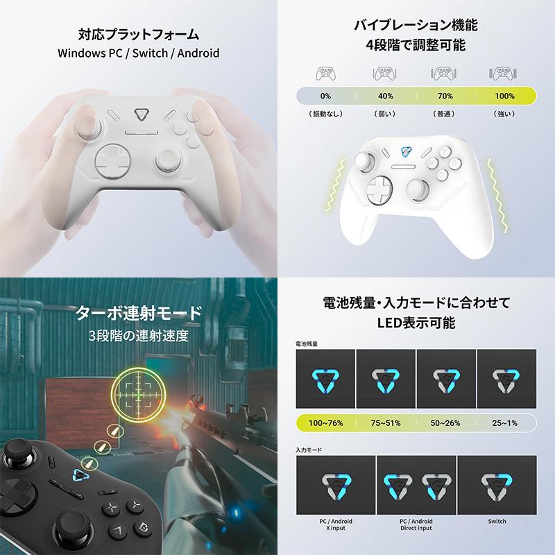Team GRAPHT チームグラフト Omni 有線 / 無線 軽量ゲームパッド Team GRAPHT チームグラフト Omni 有線 / 無線 軽量ゲームパッド