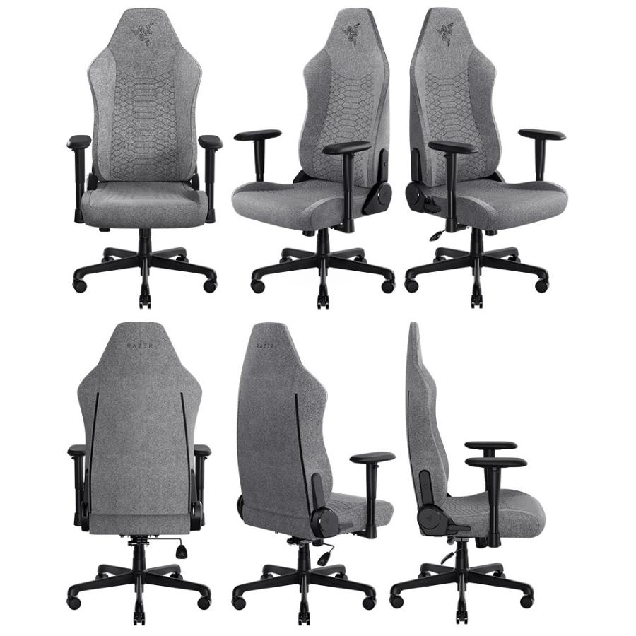 Razer Iskur V2 X Fabric エルゴノミックゲーミングチェア Light Gray