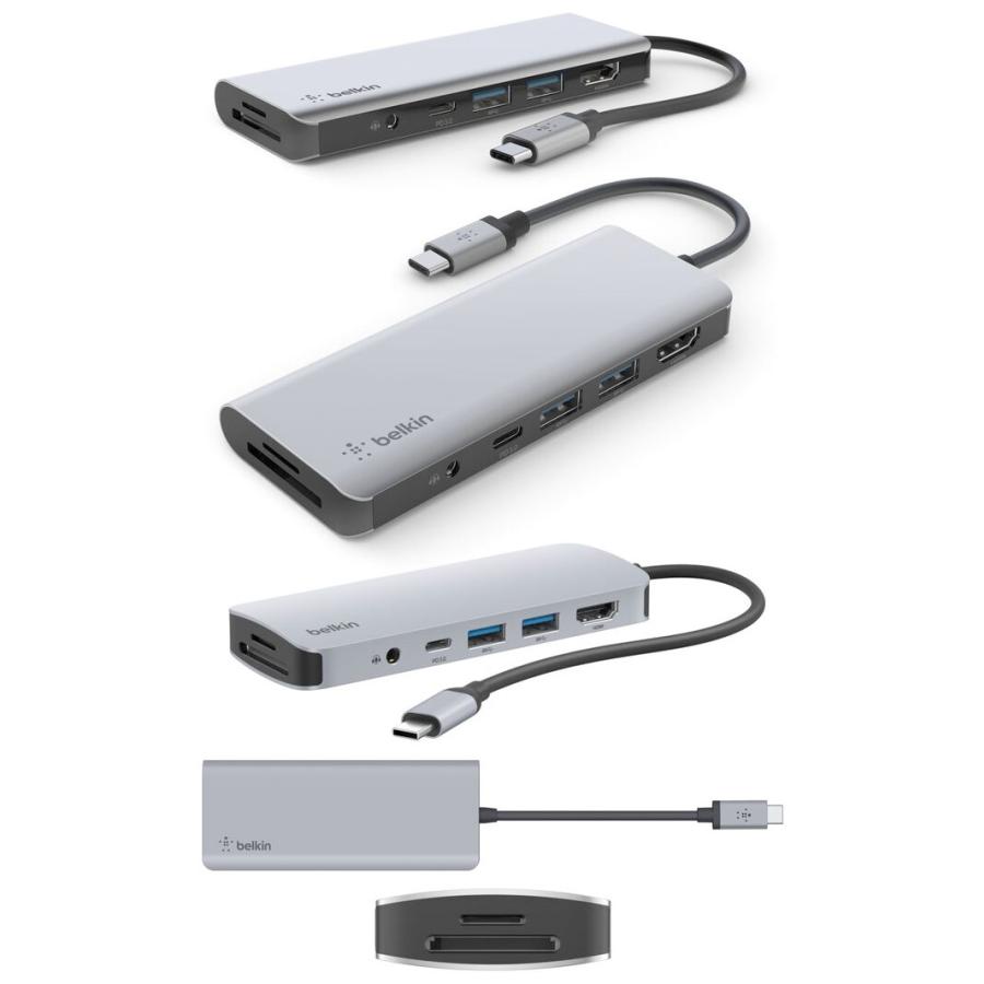 Belkin（ベルキン） Connect USB-C 7-in-1 マルチポートハブ PD対応