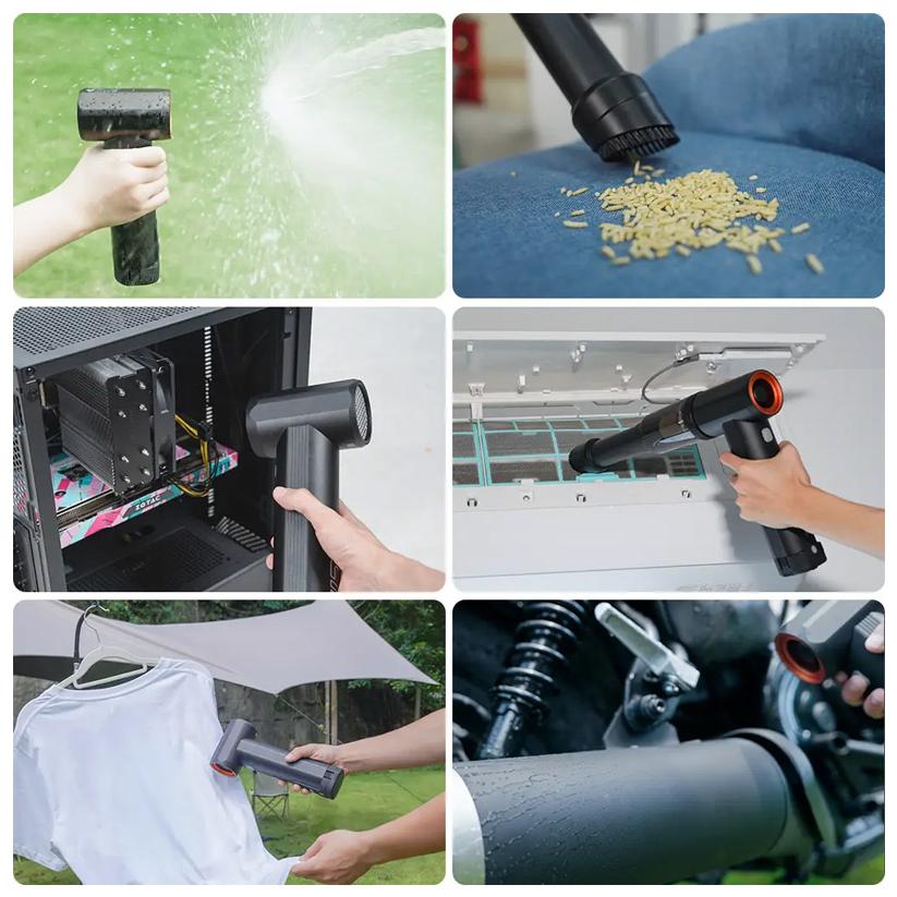 ブロワー 充電式 小型 KiCA Jet Fan MAX 小型エアブロワーガン