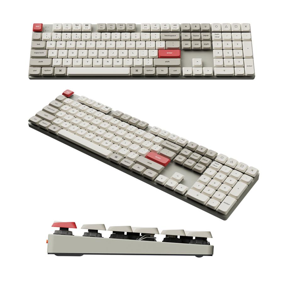 美品】Keychron K5 Max（静音赤軸・ホワイトLEDライト） Keychron K5