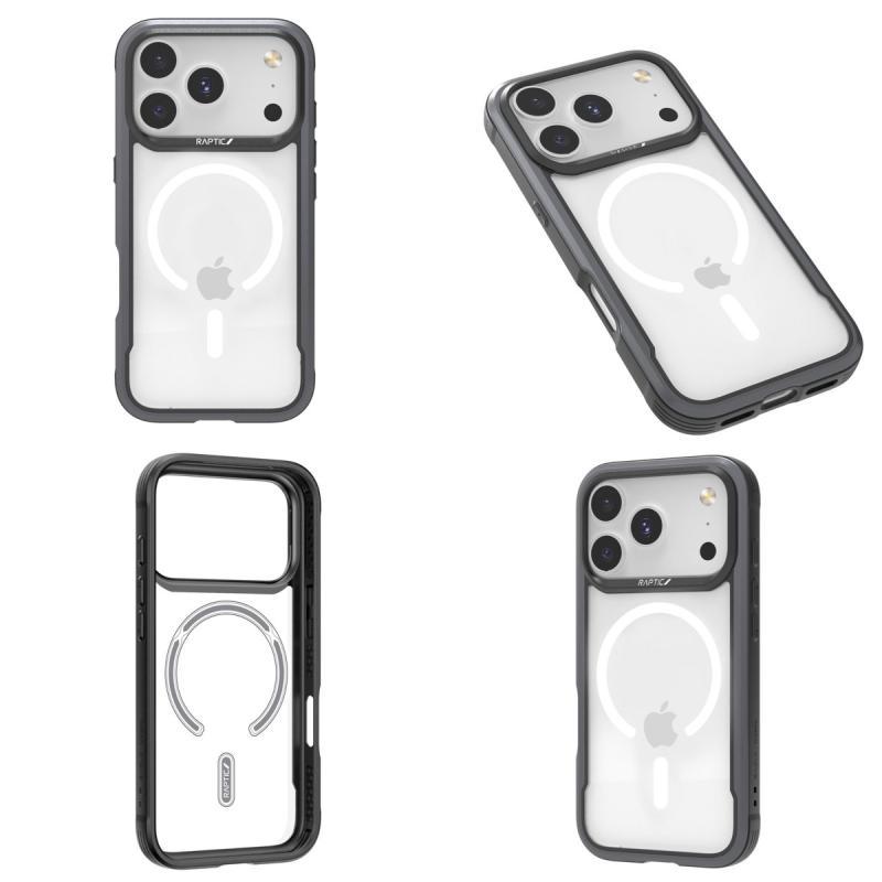 RAPTIC ラプティック iPhone 17 Pro Max Shield Classic MagSafe対応 耐衝撃ケース Black RT_IQGCSAYSD_BK | RAPTIC | 09