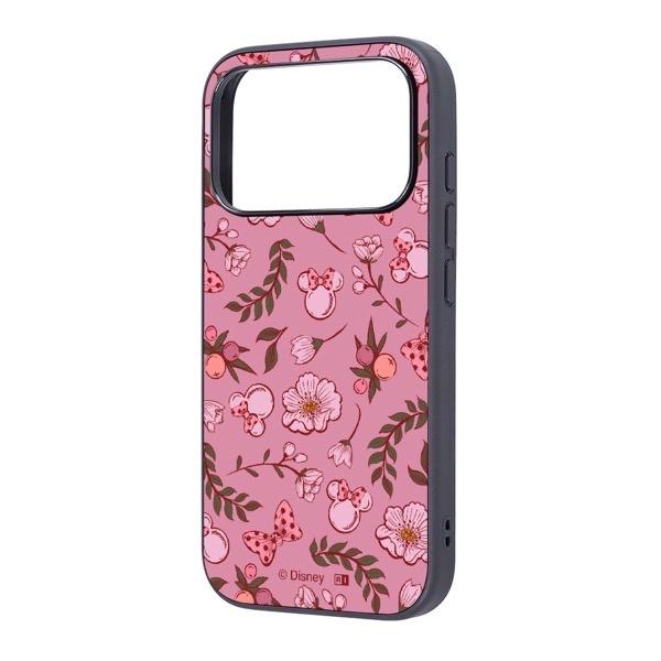 iPhone 17 Pro ケース ディズニー maru 衝撃吸収 バンパー ハイブリッドケース ミニーマウス_サクラピンク ingrem イングレム