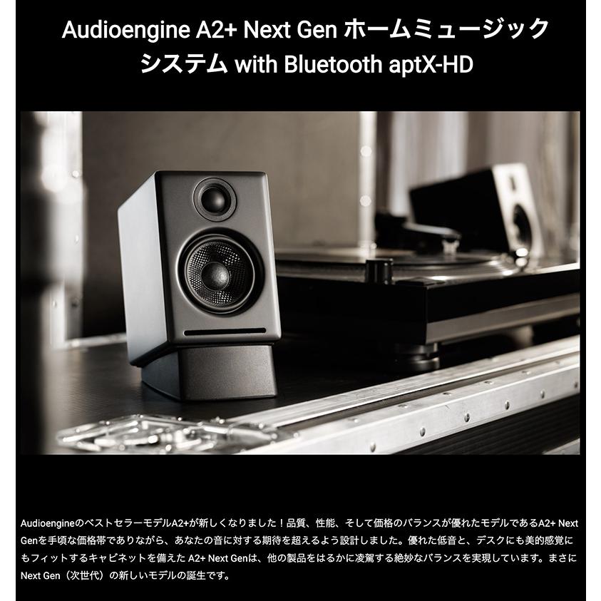 Audioengine A2+ Next Gen スピーカー ホームミュージックシステム with Bluetooth 5.3 aptX-HD マットグリーンの画像
