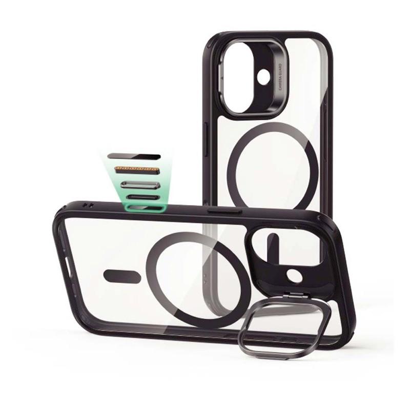 ESR iPhone 17 Classic スタンド付き MagSafe対応 ハイブリッドケース クリアブラック | ESR | 01