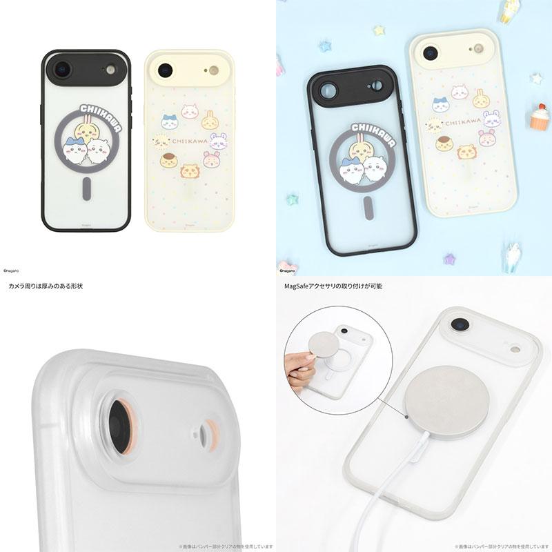 ちいかわ CASETiFY iPhone17Pro maxスマホケース iPhone17 Pro Max ケース ちいかわ IIIIfit プランプフレーム クリア