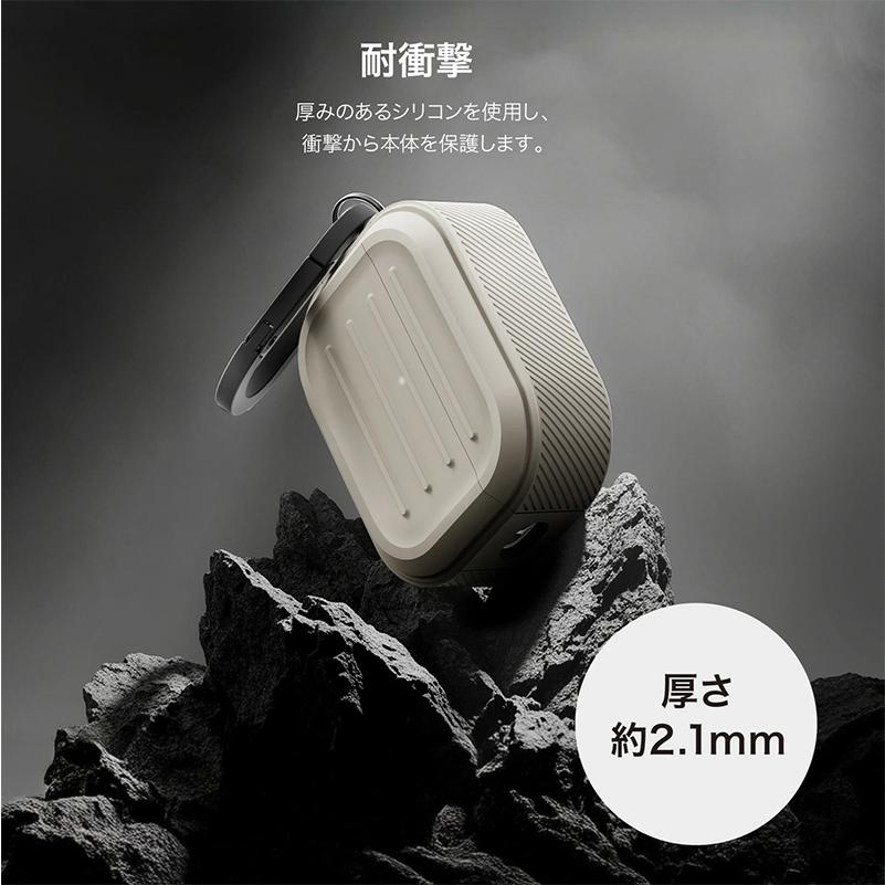 elago elago AirPods Pro 3 ケース シリコン ARMOR HANG CASE カラビナ