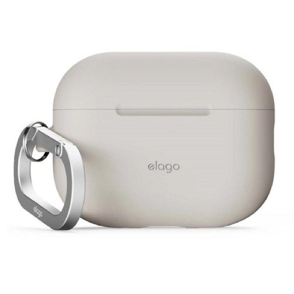 AirPods Pro 3 完備 美品 elagoケース付き elago elago AirPods Pro 3 ケース シリコン SILICONE HANG CASE