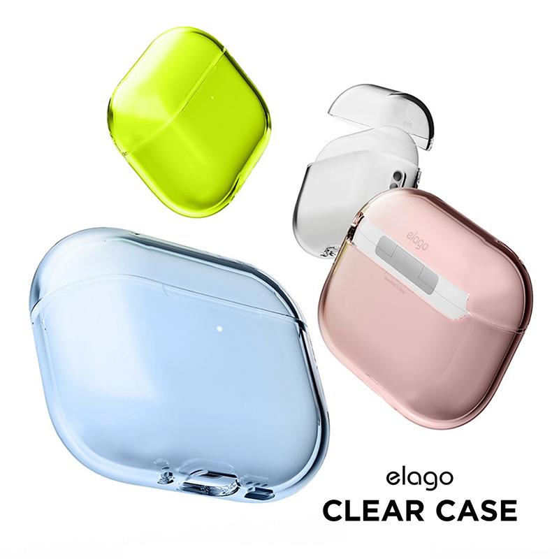Apple AirPods Pro 3 elago透明ケース付き Amazon.co.jp: 【elago】 AirPods Pro3 対応 ケース クリア 耐衝撃 傷