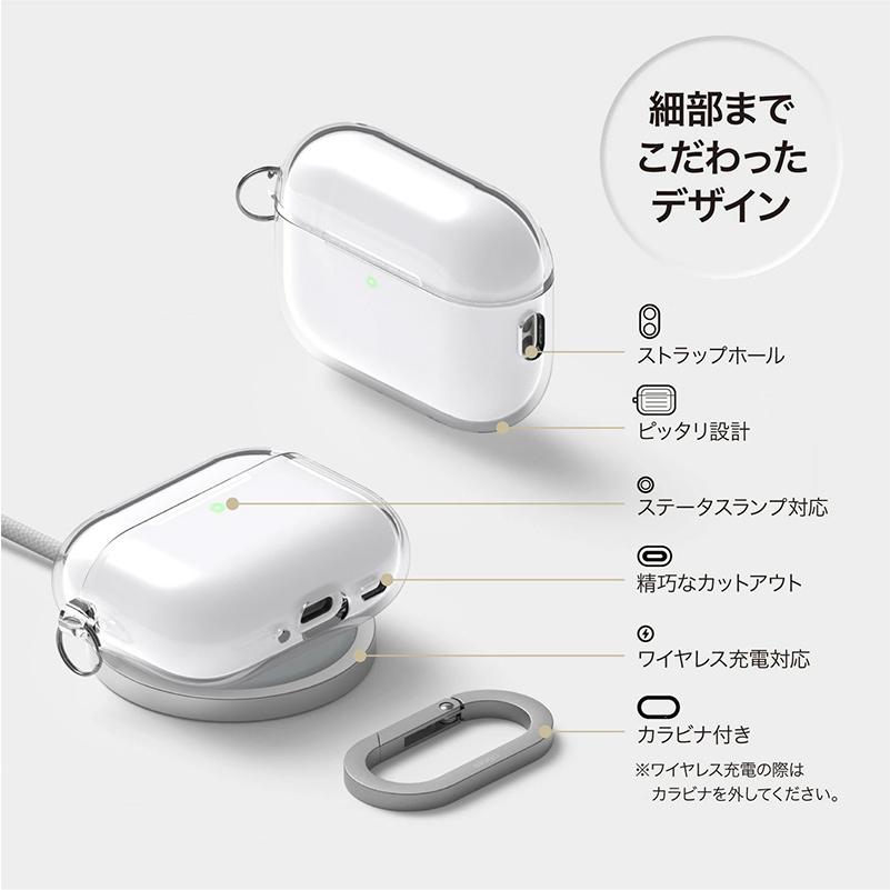 Apple AirPods Pro 3 elago透明ケース付き Amazon.com: elago Clear Case Compatible with AirPods Pro 3 Case