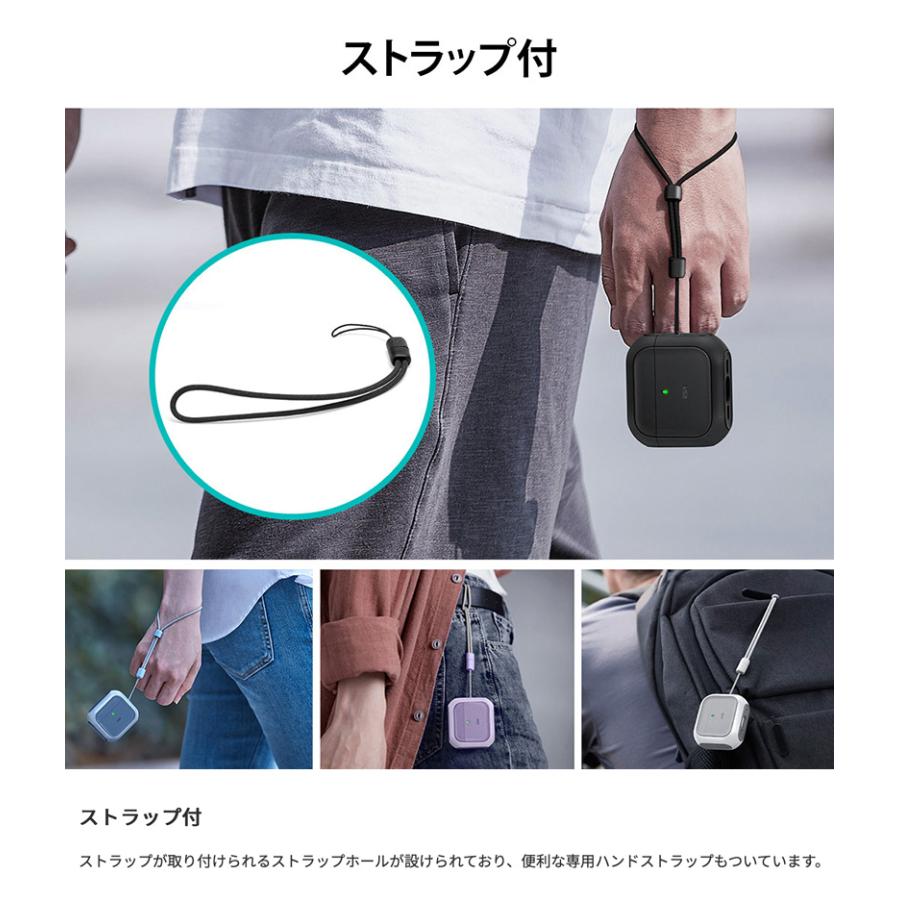 かずおApple AirPods pro3&ESRケースチタニウム ESR AirPods Pro 3 ケース ORBIT MagSafe対応 ハイブリッド チタニウム
