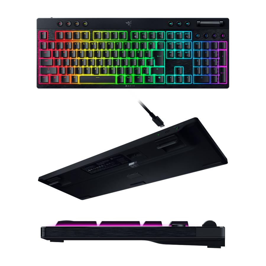 Razer BlackWidow V4 Low-profile HyperSpeed JP Yellow Linear Switch 日本語配列 黄軸 ゲーミングキーボード | BlackWidow | 02