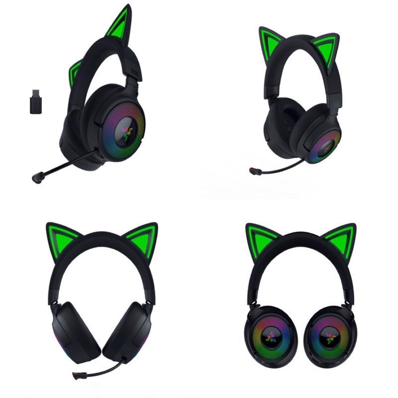 KRAKEN Razer Kraken Kitty V3 Pro ゲーミング用 ワイヤレス RGB