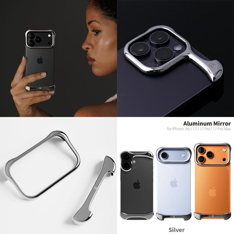 Arc アーク iPhone Air Pulse アルミバンパー ミラーシルバー