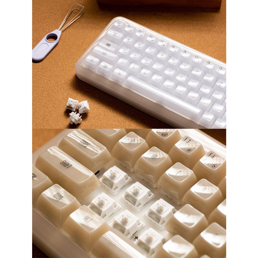 Akko Akko YU01 レジン メカニカルキーボード ホットスワップ VIA