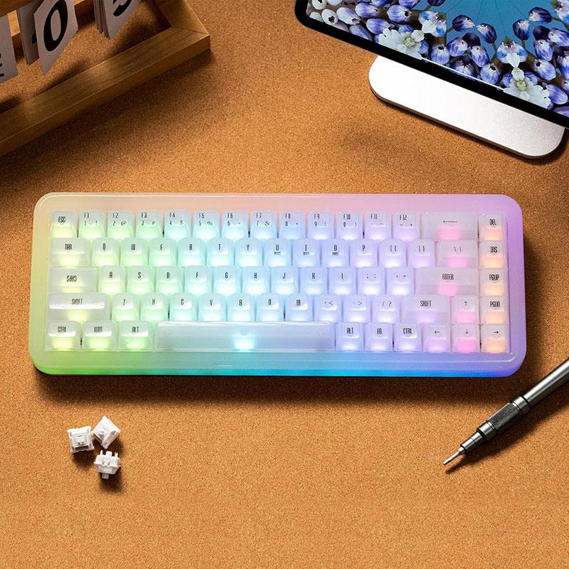 Akko Akko YU01 レジン メカニカルキーボード ホットスワップ VIA