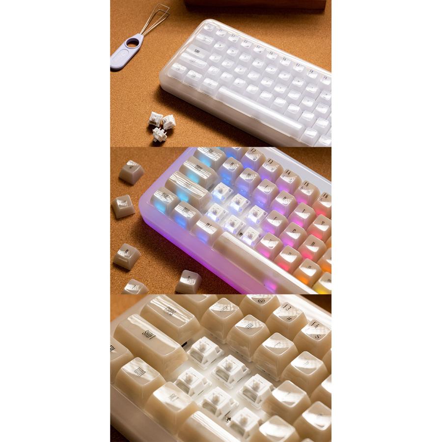 Akko Akko YU01 レジン メカニカルキーボード ホットスワップ VIA