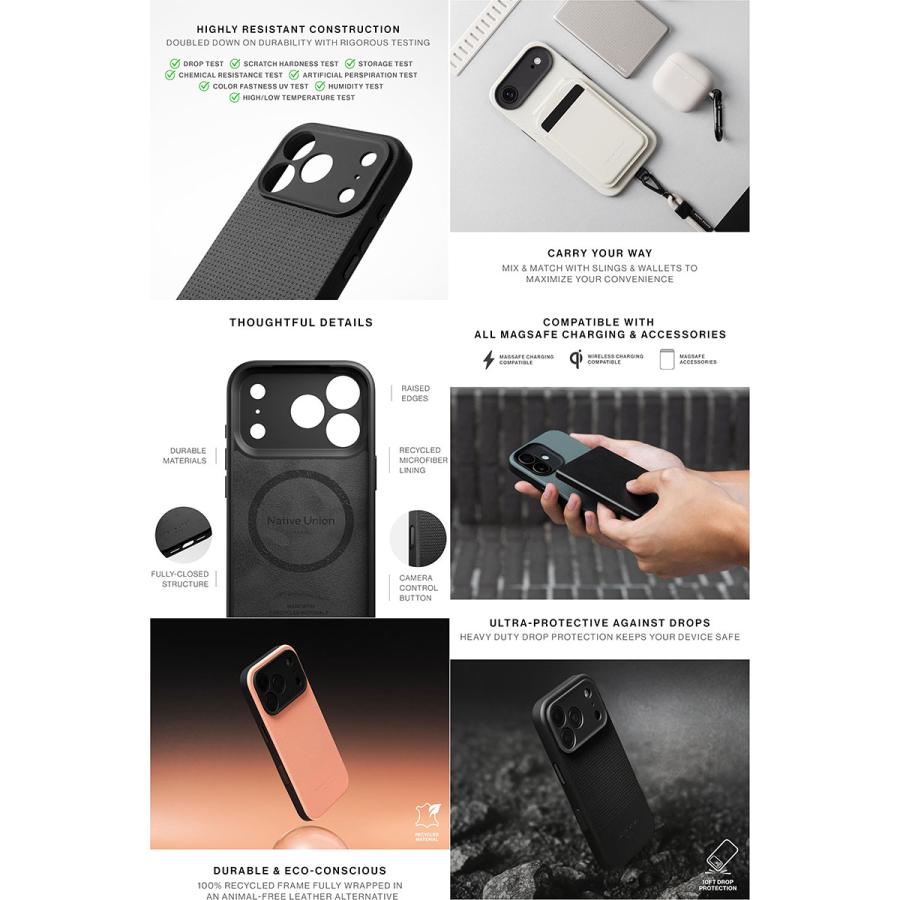 Native Union iPhone 17 ケース ACTIVE CASE MagSafe対応 BLACK | Native Union | 02