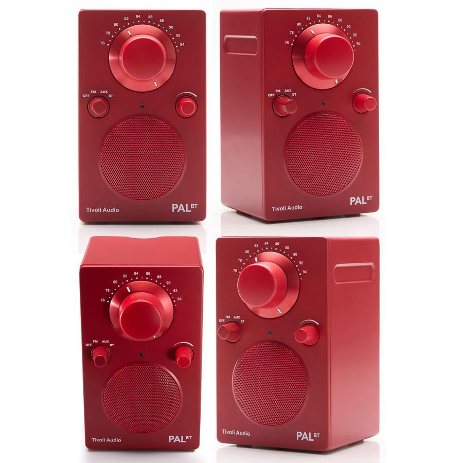 Tivoli Audio PAL BT 赤 ポータブルラジオ チボリオーディオ 【公式通販】