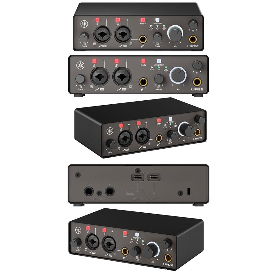 YAMAHA オーディオインターフェース YAMAHA（ヤマハ） UR-MK3 シリーズ UR22MK3 USB Type-C オーディオ