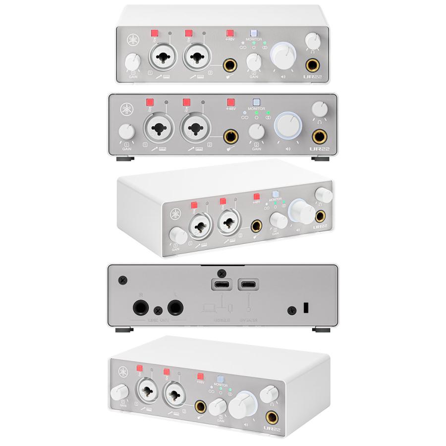 YAMAHA ヤマハ UR-MK3 シリーズ UR22MK3 USB Type-C オーディオインターフェース ホワイト UR22MK3 Wの画像