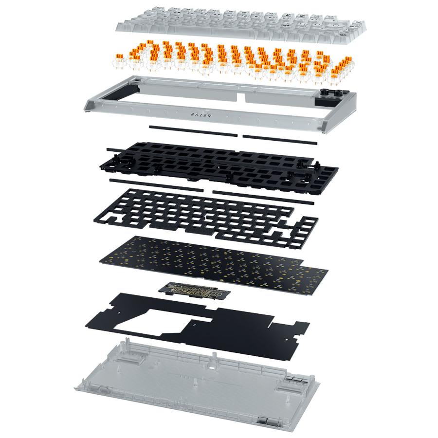 BlackWidow Razer V4 75% Orange Switch 英語配列 オレンジ軸 有線