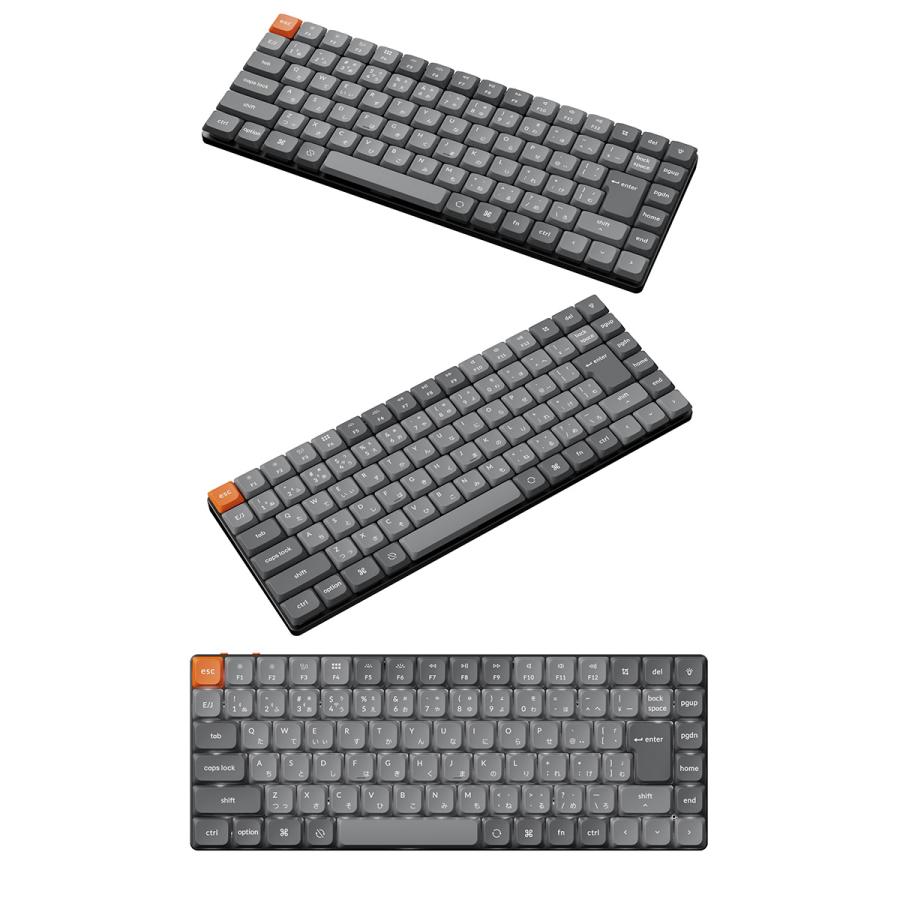 KEYCHRON K3 MAX 赤軸 日本語配列 かな印字なし Keychron K3 Max QMK/VIA ワイヤレス カスタム・メカニカルキーボード